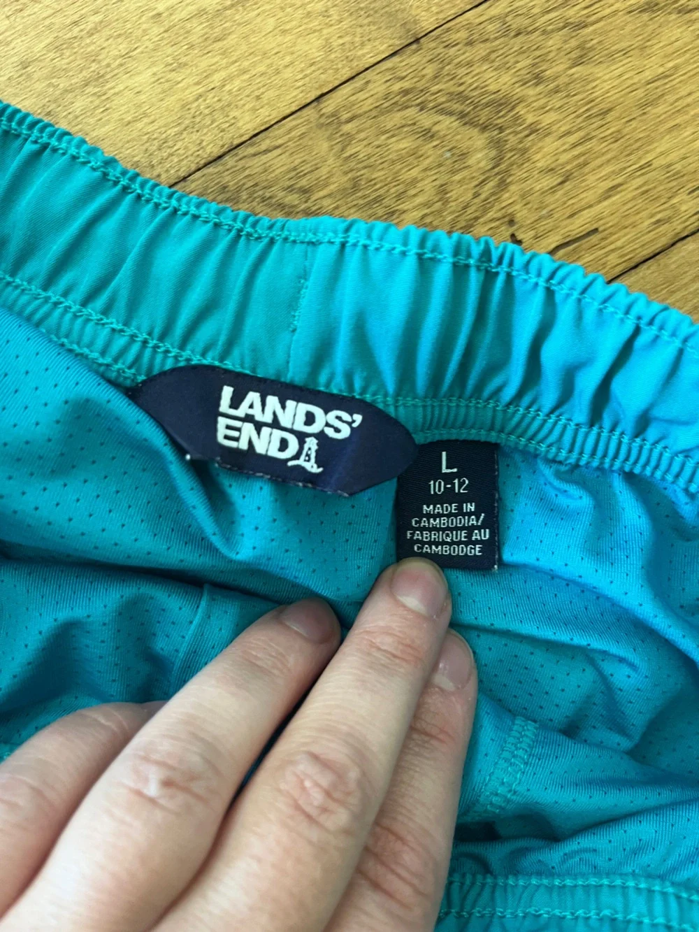 Lands End bright colorblock